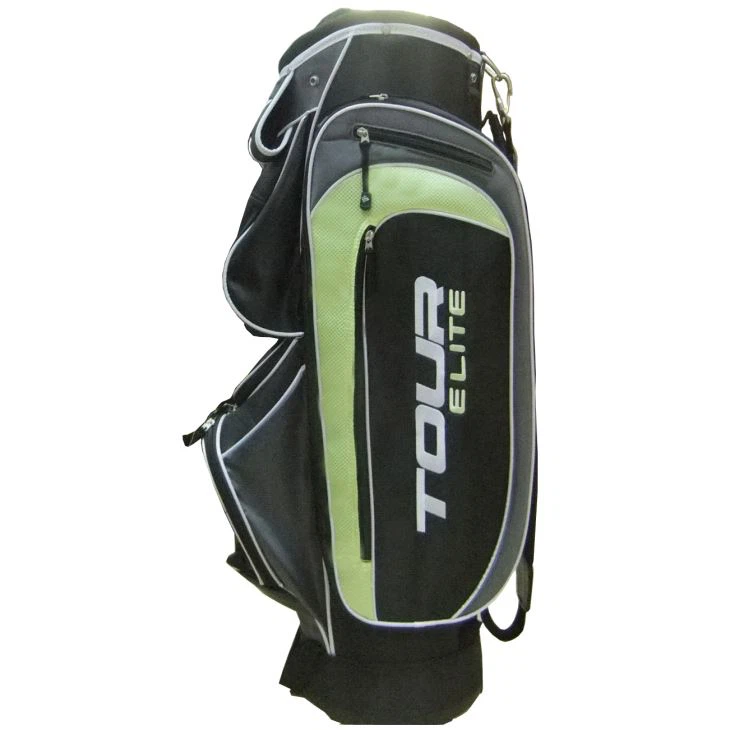 CBT002 Poly Dunlop Golf Cart Bag Black And Green